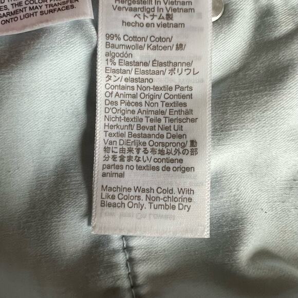 J. Crew High Rise A-line Denim Shorts in ancient laurel wash Size 32 - Picture 9 of 13